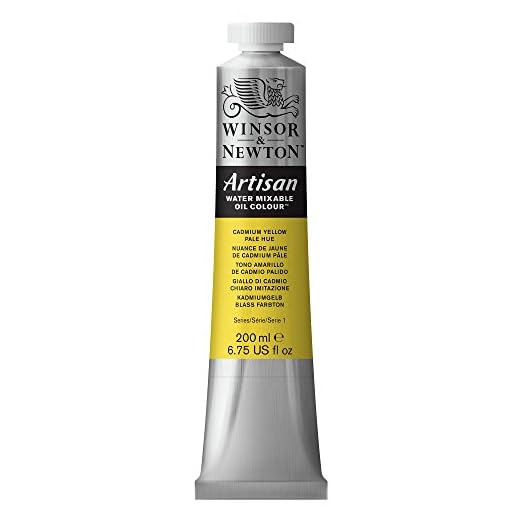 Winsor & Newton Artisan Tubo óleo miscible en Agua, 200 ml, Tono Amarillo de cadmio pálido, 200
