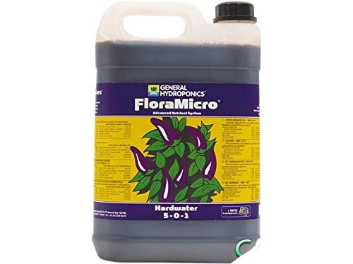 GHE - Flora Series - Gro, Bloom & Micro Hard Water (5L - Flora Micro (HW))
