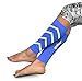 Gabor Fitness Graduated 20-25mm Hg Compression Running Leg Sleeves, Medium, Blue