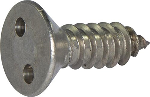 6 x 3/4 Tamper Resistant Drilled Spanner Flat Head Sheet Metal Screw 18-8 Stainless Steel (20)