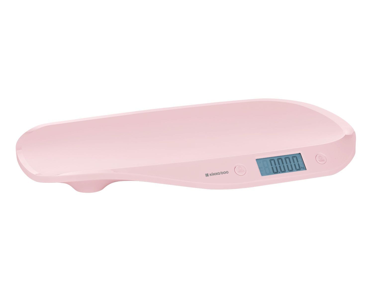 Kikka boo Waga dziecięca Lyra wyświetlacz LCD, taśma miernicza, antypoślizgowe nóżki, funkcja tarowania 20 kg, kolory: różowy