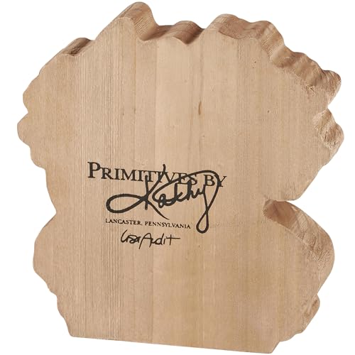 Primitives by Kathy Home Decor Sign Elegant Pink Tea Cup Wooden Cut Out Sign Overflowing with Flowers Handpainted in Delicate Watercolor Style