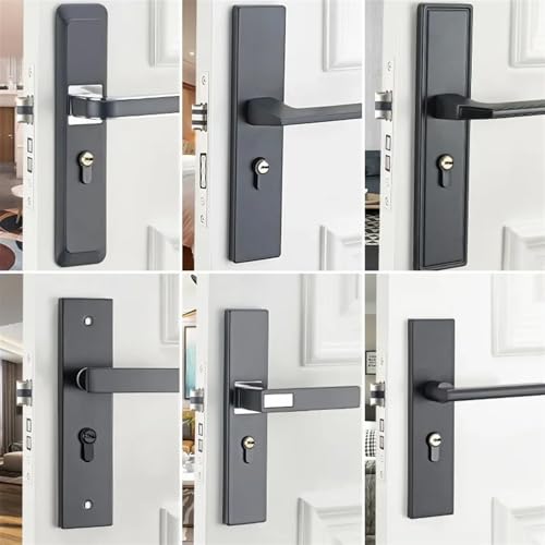 Poignée de porte robuste en aluminium au mécanisme fluide style rétro