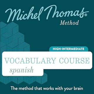Diseño de la portada del título Spanish Vocabulary Course (Michel Thomas Method) - Full course