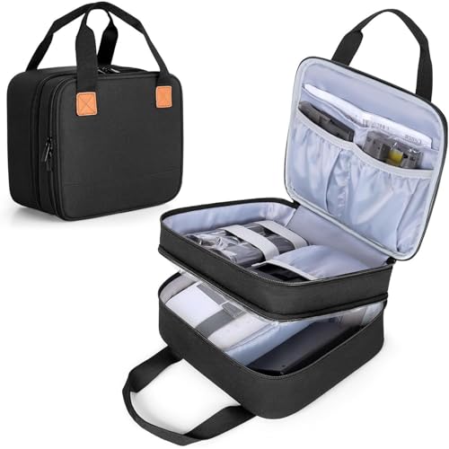 Estuche para SELPHY CP1500 de poliéster resistente al agua negra