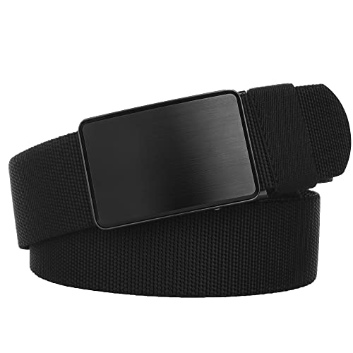Mens Belt Black Canvas Tactical Work Golf Belts for Men Big and Tall3