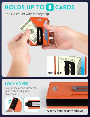Image of Ridge Wallets for Men,Magsafe Wallet with money clip,Pop up wallet