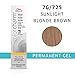 COLORCHARM Permanent Gel | Hair Color for Gray Coverage| 7G Sunlight Blonde Brown| | 2 Fl Oz