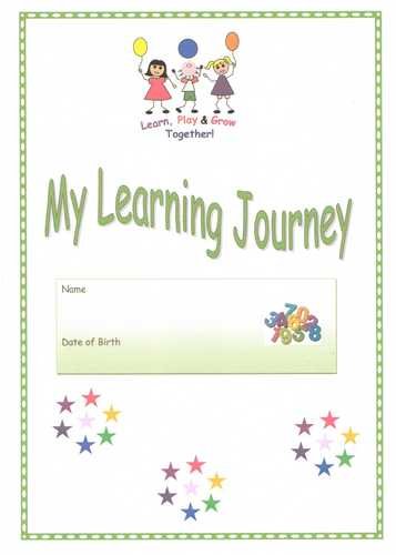 Childminder EYFS unisex Learning Journal