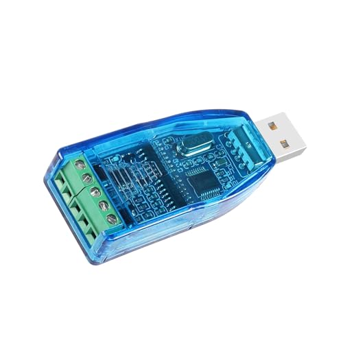 GERUI Adaptador USB a RS485, convertidor industrial USB a RS485, compatible con Windows 10, 8, 7, XP, Vista, Linux y Mac OS