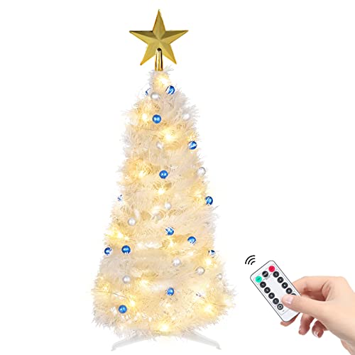 Weihnachtsbaum Pop Up Xmas Tree: Fowecelt 60cm Tabletop Weihnachtsbaum Künstliche Half Slim Kleine Mini Weihnachtsbäume DIY Room Party Decor Supplies Cover