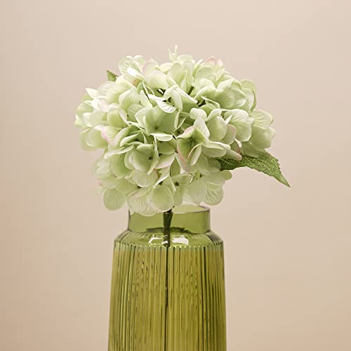 Image of PURE HOME + LIVING Green Faux Hydrangea Spray