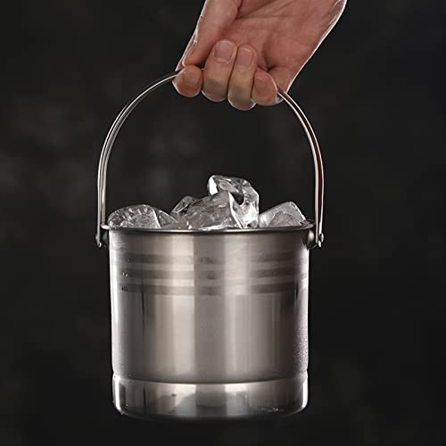 Ijsemmer Roestvrijstalen Ice Bucket Container, Bar Ice Bucket Service for thuisbar Chilling bier en wijn Drankkoeler/bieremmer - Image 6