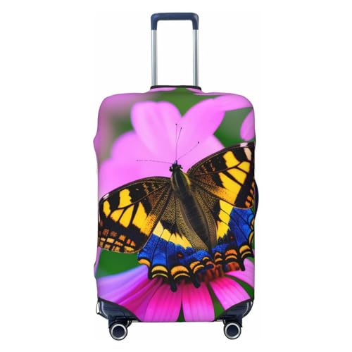 Floral Butterfly Luggage Covers For Suitcase Approved,Suitcase Cover Protector Fit 18-32 InchLuggage