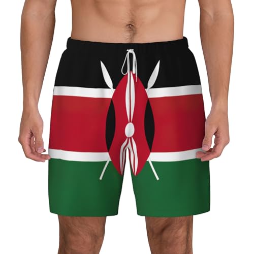 Short de bain homme imprimé Kenya pour le surf, maillot de plage léger qui sèche vite