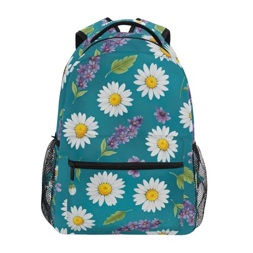 Printed Elementary School Backpack for Boys Girls, Lightweight Kids Travel Bag, Back to School Essentials, 16 in