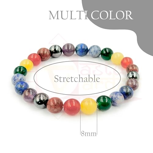 Image of Certified Crystal Bracelet | 8mm Beads | Stretchable Healing Bracelet | Bracelets for Men and Women |