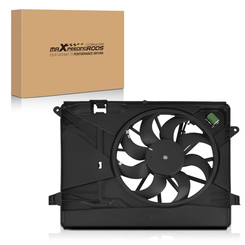 maXpeedingrods 621-566 Engine Radiator Cooling Fan Assembly for Buick Encore 2014-2019 for Chevrolet Trax 2015-2019, 621566 623550