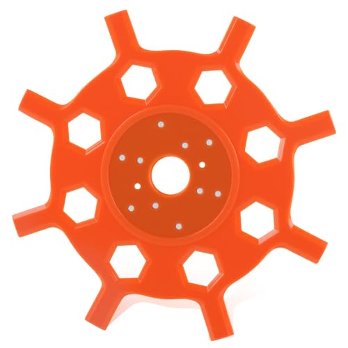 SilverChry Lame Débroussailleuse de 25 Mm, Lame Debroussailleuse Thermique à 4 Dents, 25 Mm Diamètre Du Trou, Solide et Durable, Compatible avec La Plupart...