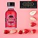 KAMA SUTRA Oil of Love Strawberry Dreams - .75 fl oz/22 ml - Kissable Warming Body Treat for Foreplay Fun, Water-Based and Non-Staining