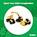 Boley 15-Pack Mini Construction Vehicle Set - Toy Trucks for Toddlers - Durable Construction Toy Vehicles for Boys and Girls - Perfect for Imaginative Play and Learning