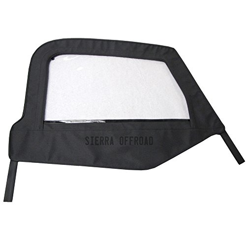 Sierra Offroad Jeep 2003-2006 Soft Top, Sailcloth Vinyl, Black - Thumbnail 2