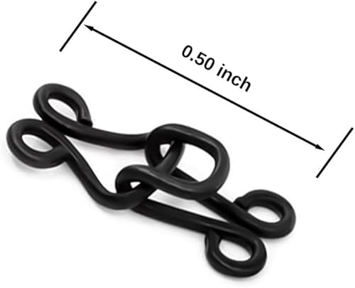 Miniatura 2 de Ganchos de costura de gancho y ojos para sujetadores, ropa, pantalones, falda, 4 juegos en un paquete