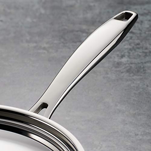image for Tramontina Tri-Ply Clad Stainless Steel 3-Quart Saute Pan with Lid, In