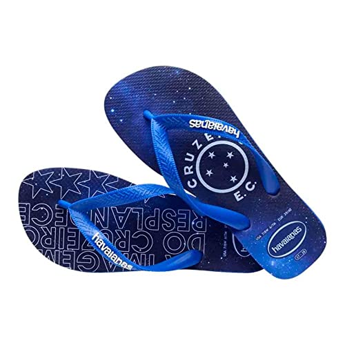 Chinelo Havaianas Top Times Cruzeiro FC Masculino Cor:Azul;Tamanho:37/38
