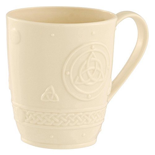 Belleek Group Celtic Mug, 10-Ounce, Ivory, 2-Count #TOP1