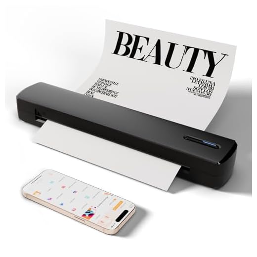 Compact Inkless Wireless Travel Printer
