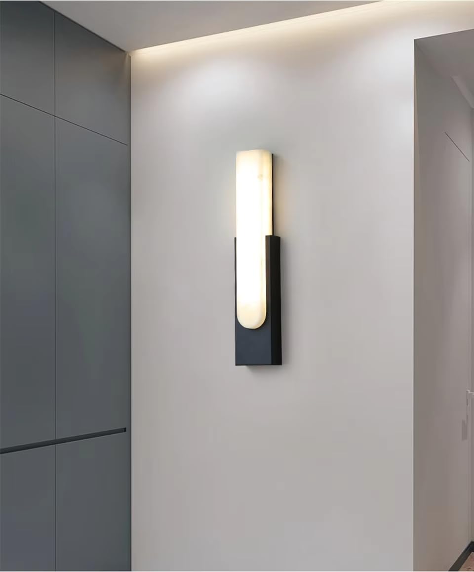 Ucuz Geldi Dekoratif LED Aplik, Çift Yönlü, 10W, 3200K Gün Işığı, Siyah, Çift Yönlü Işık Led Duvar Aydınlatma Cata Hawai İç ve Dış Mekan
