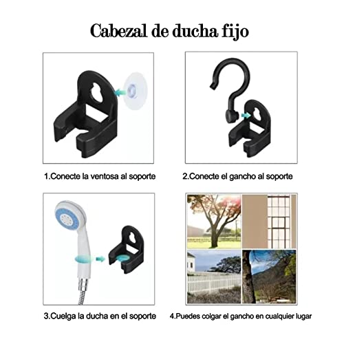 Ducha portátil para camping Gavigain, bomba eléctrica recargable para actividades al aire libre miniatura 6