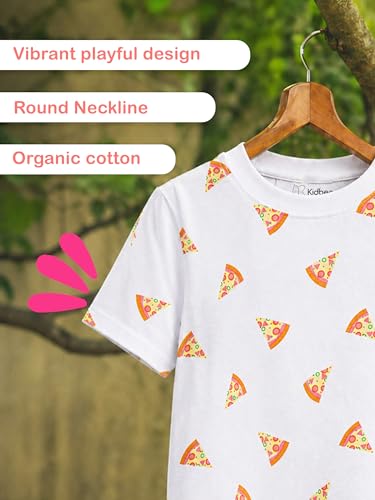Image of Kidbea Kids Cotton Clothing Set | Ultra-Soft Printed Half Sleeve T-shirt & Shorts Set Comfort Fit Casual Wear for Boys & Girls