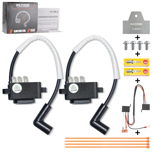 DSAI Ignition Coil Conversion Kit – Replaces 24 755 172-S, 24 755 173-S, 24 584 90-S, 24 584 89-S, 24 584 64-S – Compatible with Kohler CV740/750, CH740/750, SV730, SV735, SV740 –Verified by VOLTIZER