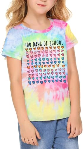 Image of BANGELY 100 Days of School Shirts for Kids Back to School Graphic Tee 100 Days Celebration Tshirt Elementary Student Gift