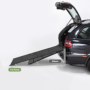   71L197W-Extra-Wide-Long-Dog-Ramp-for-Car-Truck-SUV-Portable-Folding-Pet-Ramps-for-Small-Medium-Large-Dogs-and-Cats-Lightweight-Aluminum-Frame-Supports-up-to-155-Lbs