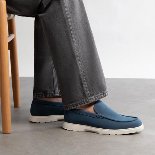 Bruno Marc Men's Dress Shoes Loafers Casual Slip-on Lightweight Classic Shoes,Size 8,Dark Blue,BMUMLS2505