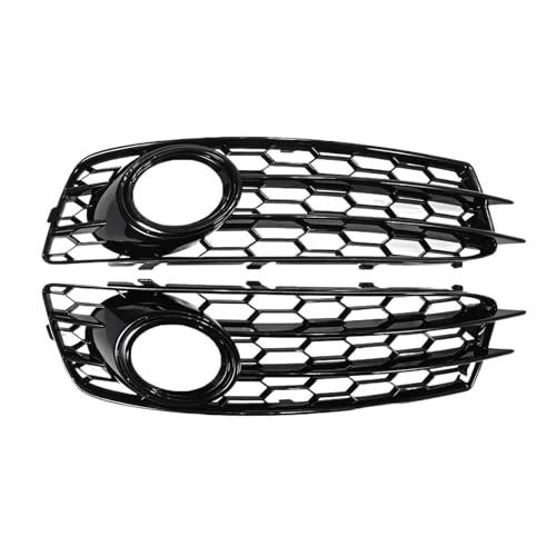 Grille calandre avant pour A3 8P 2009-2012 et antibrouillard en nid d'abeille