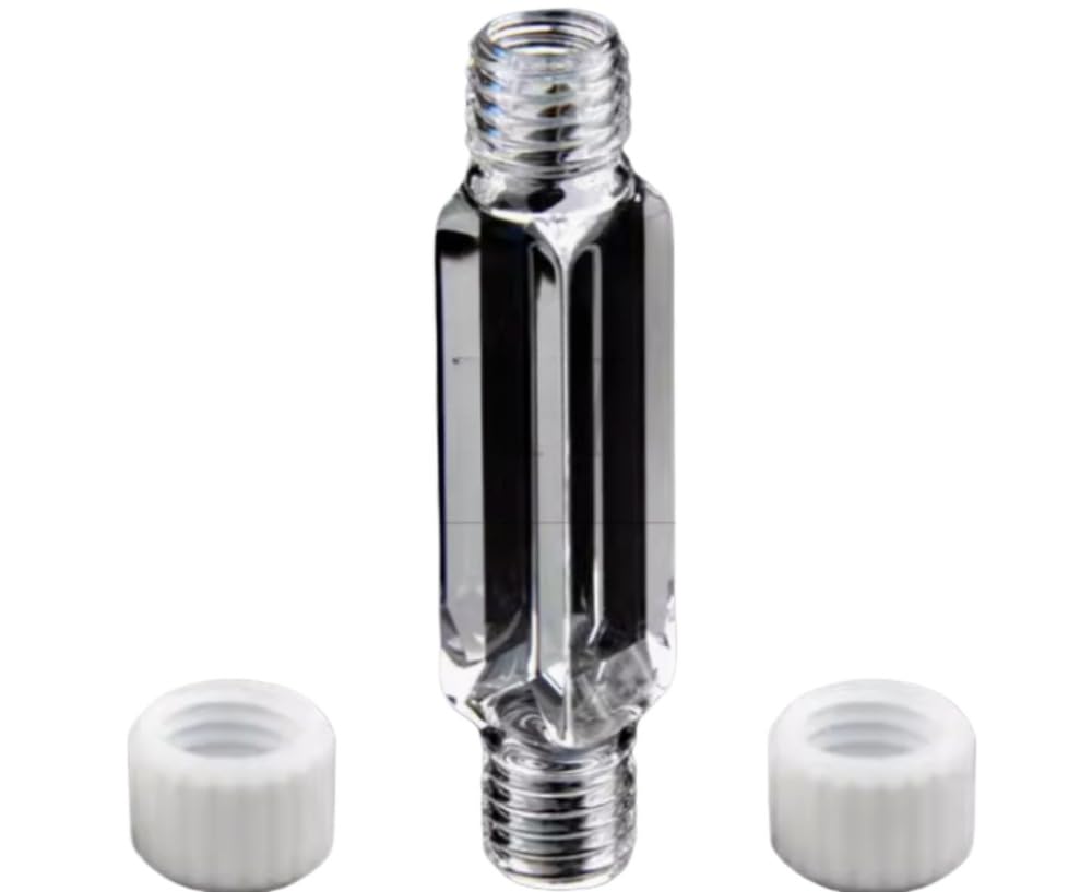 Thread joint of quartz micro flow cell colorimetric dish 1.4ml M10 10mm/4mm