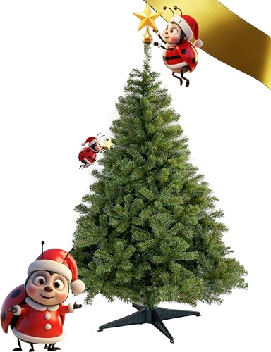 Menz Künstlicher Weihnachtsbaum 180 cm Grün – Naturgetreuer...