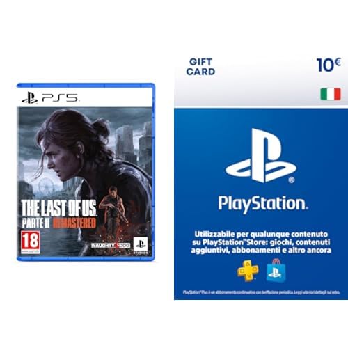 The Last of Us Parte II Remastered + PlayStation Store Gift Card 10 EUR | PSN Account italiano | PS5/PS4 Codice download