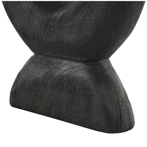 Escultura decorativa abstracta de madera de mango, set 2 piezas miniatura 4