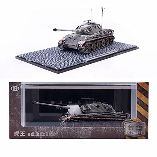 TECKEEN 1/72 Scale German Tiger II Military Model Tiger Tank Metal Fighter Military Model