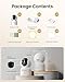 Anlapus 2MP Home Security Indoor Camera, C518 1080p Pan/Tilt WiFi Camera, 2.4/5 GHz 360° Plug-in Camera, Motion Detection, One-Touch Call, Auto Tracking, Night Vision (Memory Card Not Include)