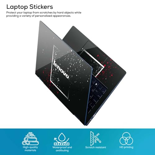 Image of DSGN 84 Full Body Laptop Skin Bubble-Free| Laminated| Removable| HD Quality Sticker for Laptops Upto 15.6 Inches Compatible with Lenovo