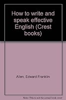 How To Write and Speak Effective English 0449300331 Book Cover