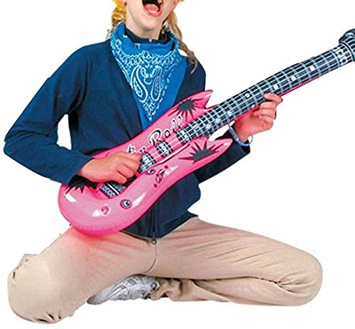 GIVBRO Opblaasbare gitaar voor kinderen Party Accessoires Opblaasbaar Speelgoed - Opblaasbare Pool Toys, Opblaasbare… - Image 3