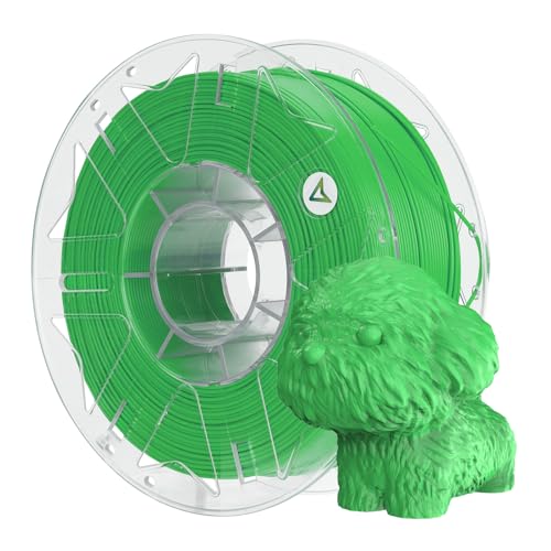 Image of Creality Hyper PLA Filament 1.75mm, RFID 3D Printer Filament for High-Speed Printing up to 600mm /s, ±0.03mm Accuracy, 1KG /Spool (2.2lbs), 3D Printing Filament for Most 3D Printers (Green)