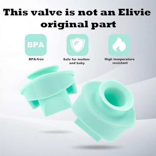 4 válvulas de silicona para extractor de leche compatible Elvie miniatura 5